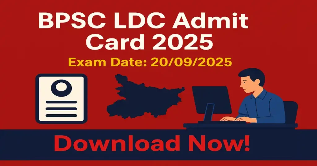 BPSC LDC Admit Card 2025