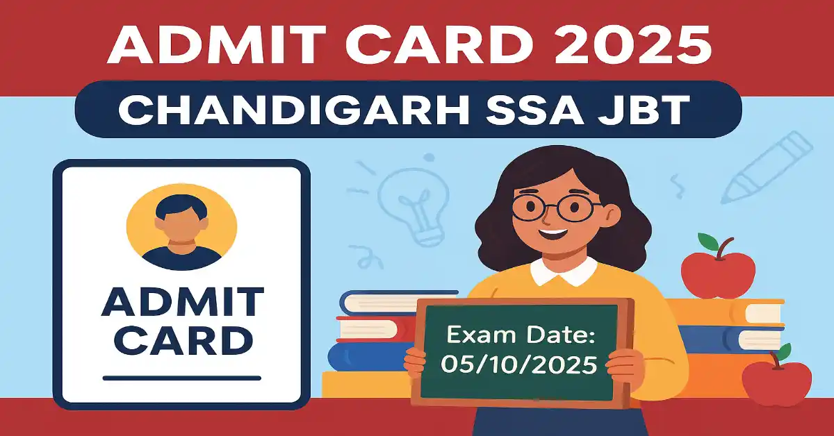 Chandigarh SSA JBT Primary Teacher