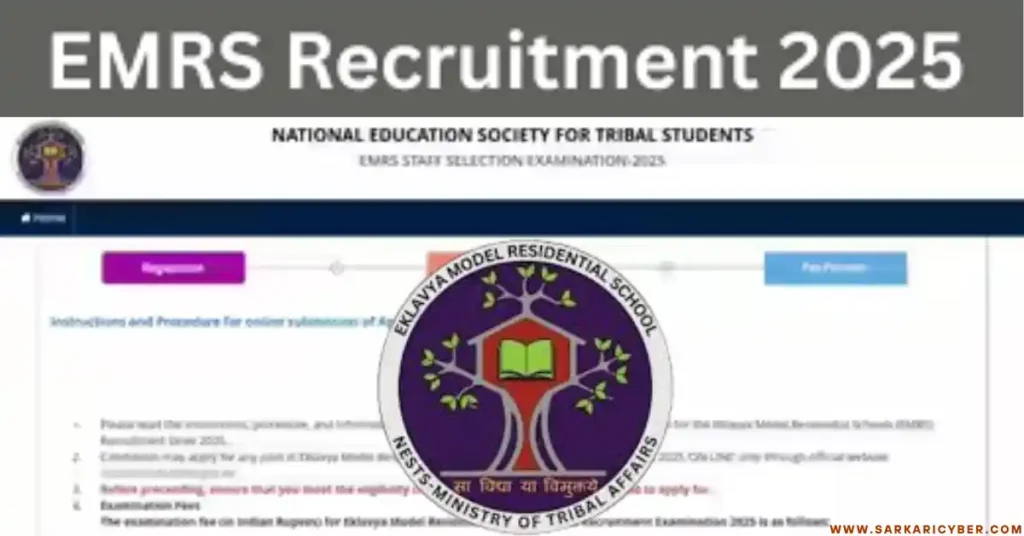 EMRS Teaching/ Non Teaching Various Post Recruitment 2025