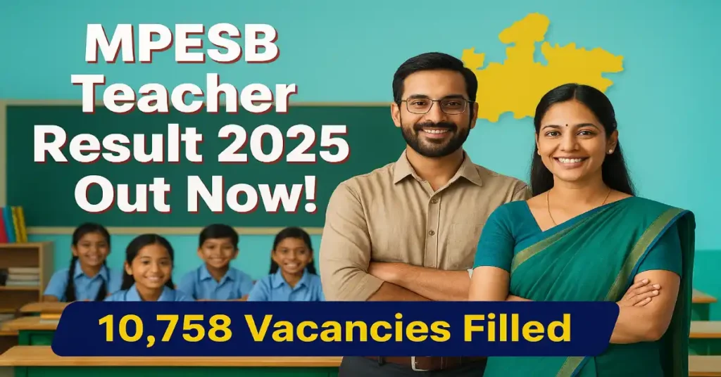 MP ESB Middle and Primary Teacher Result 2025