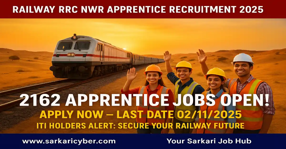 RRC NWR Jaipur Apprentice 2025