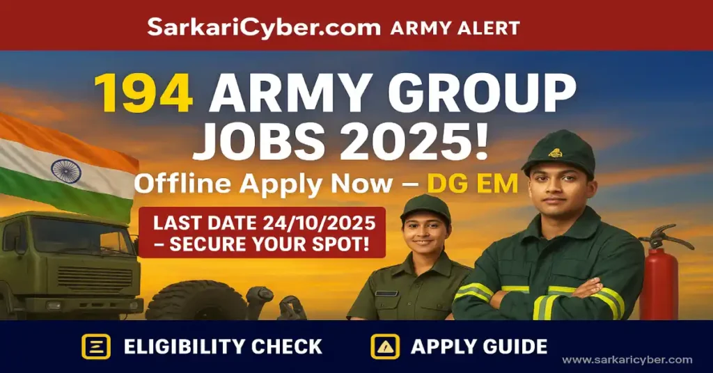 Army Group Group C 2025 Recruitment