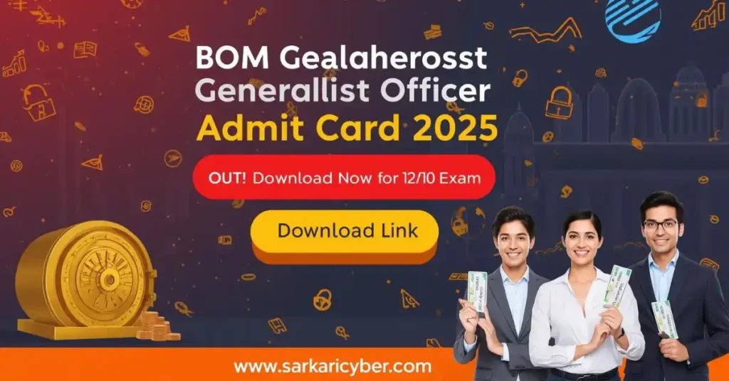 Bank of Maharashtra Generalist Officer 2025