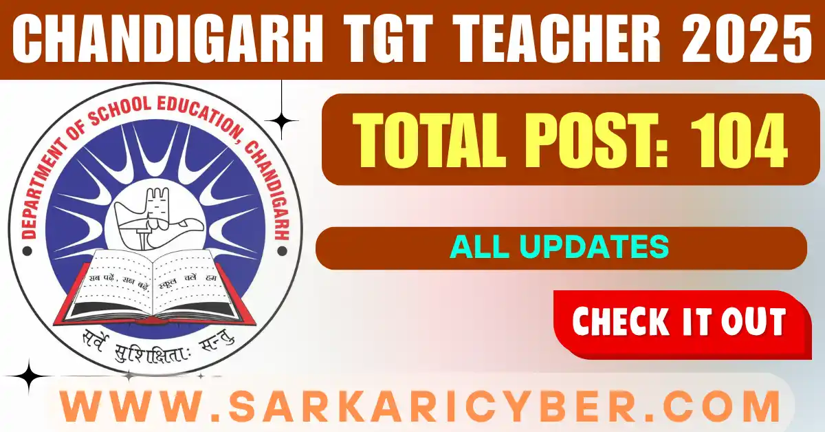 Chandigarh TGT Teacher 2025