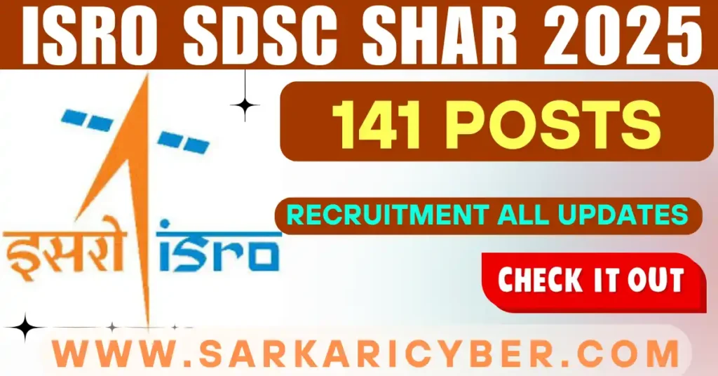 ISRO SDSC SHAR 2025