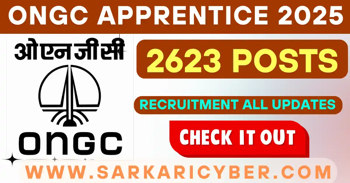 ONGC Apprentice 2025