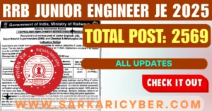 RRB Junior Engineer JE 2025
