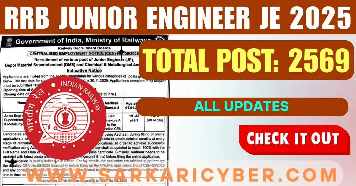 RRB Junior Engineer JE 2025