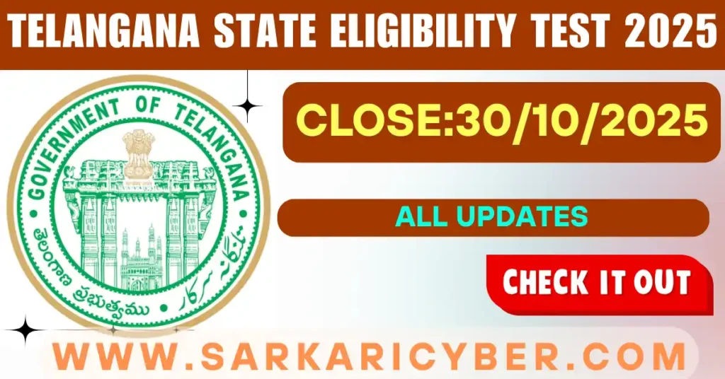 Telangana State Eligibility Test 2025