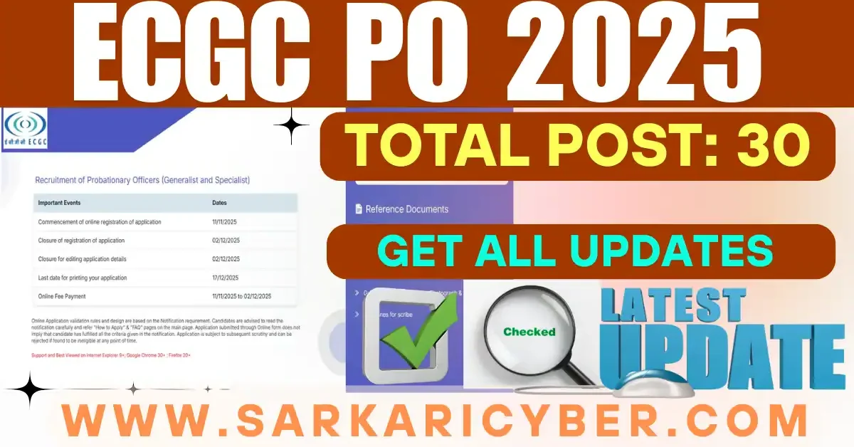 ECGC Probationary Officer PO 2025