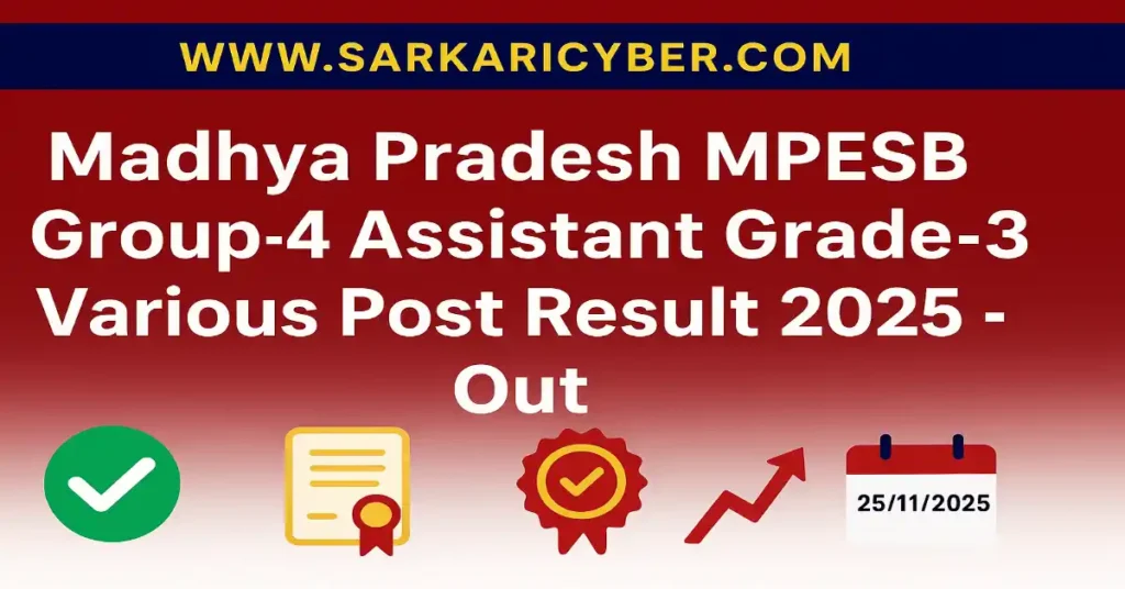 Madhya Pradesh MPESB Group-4