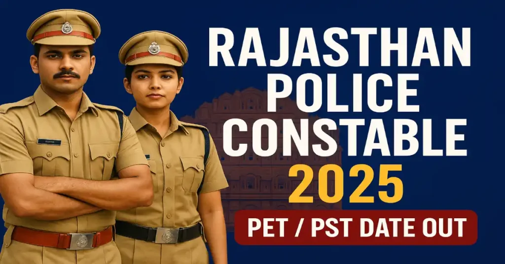 Rajasthan Police Constable 2025