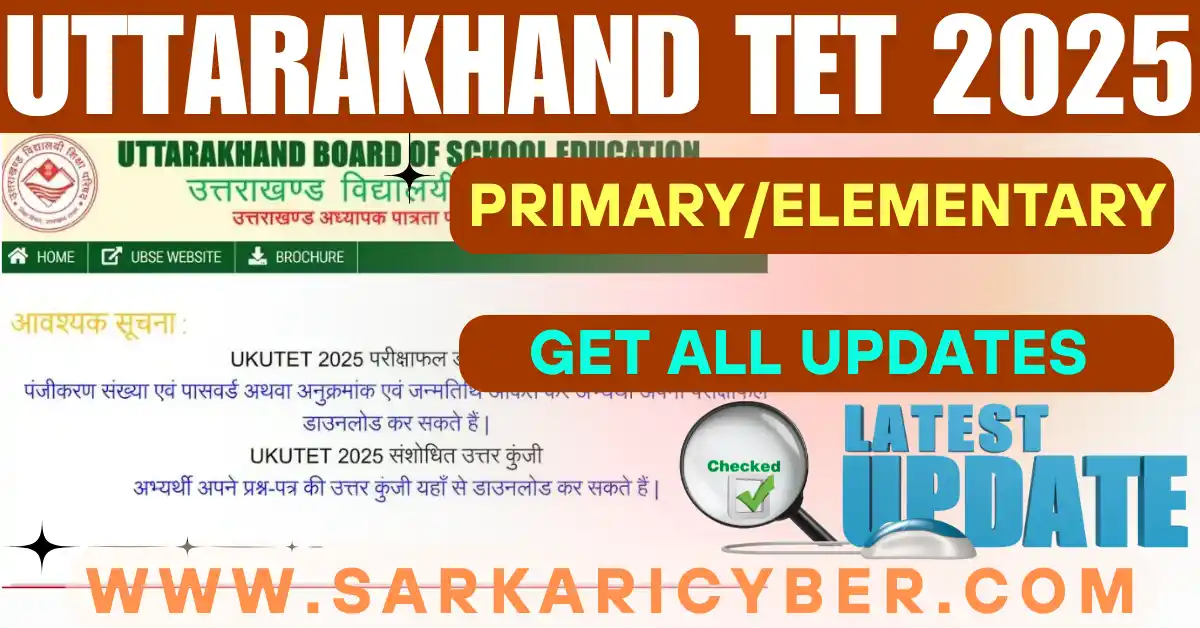 Uttarakhand TET 2025