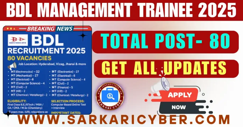 BDL Management Trainee 2025