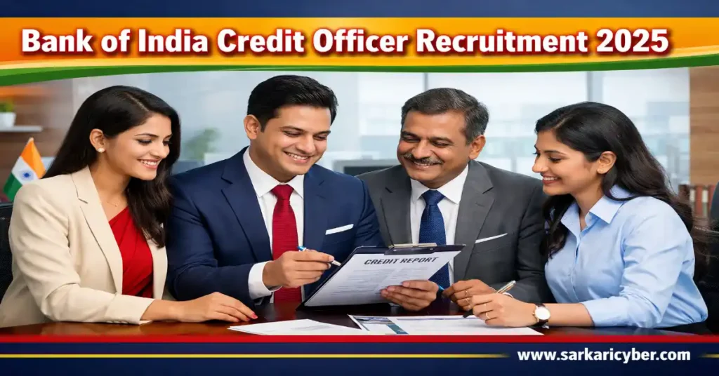 Bank of India Credit Officer 2025