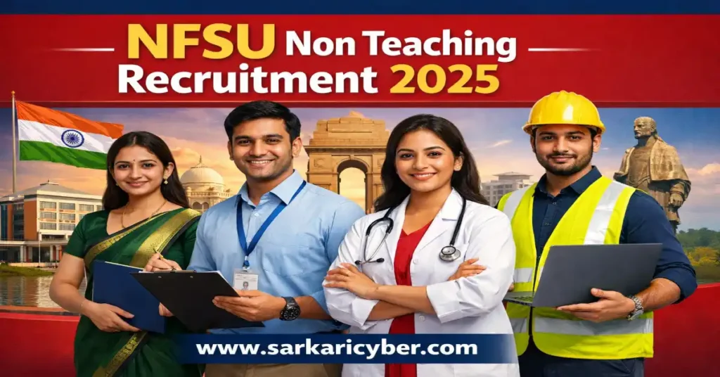NFSU Non Teaching Posts 2025