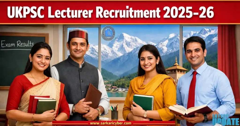 UKPSC Lecturer 2025-26