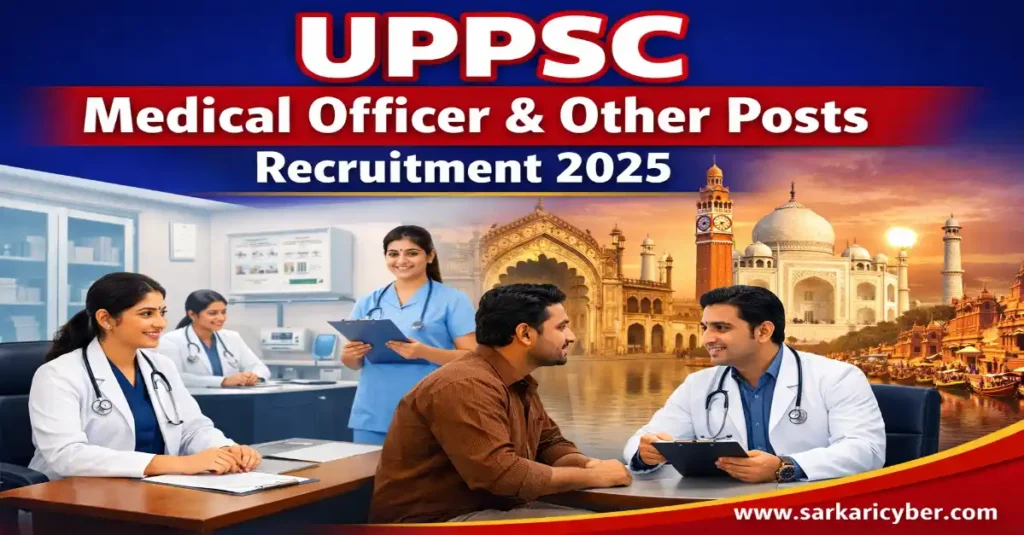UPPSC Medical Officer & Other Various Posts 2025