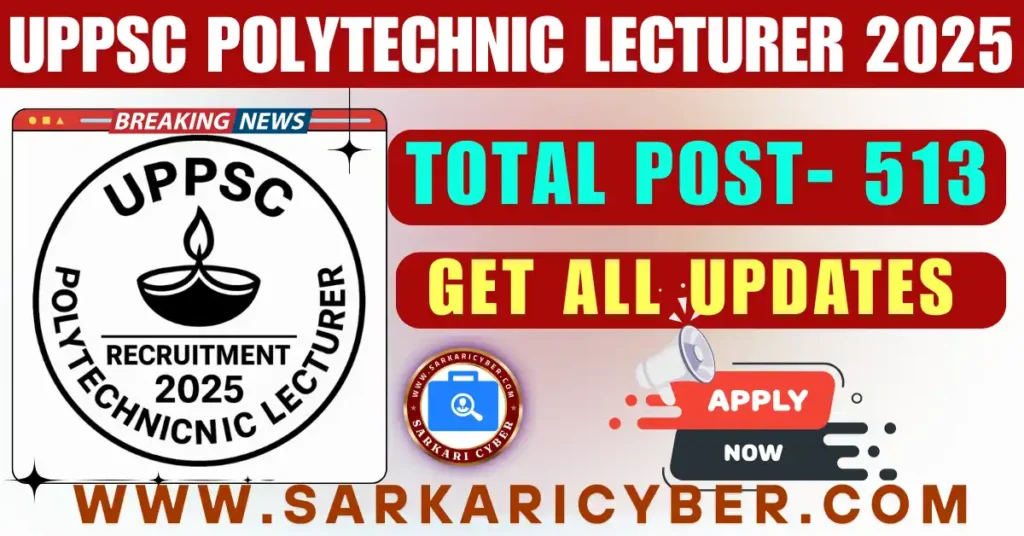 UPPSC Polytechnic Lecturer 2025