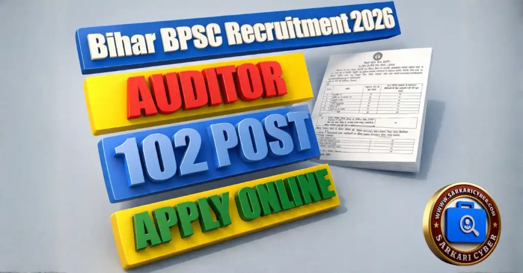 BPSC Auditor 2026 Recruitment
