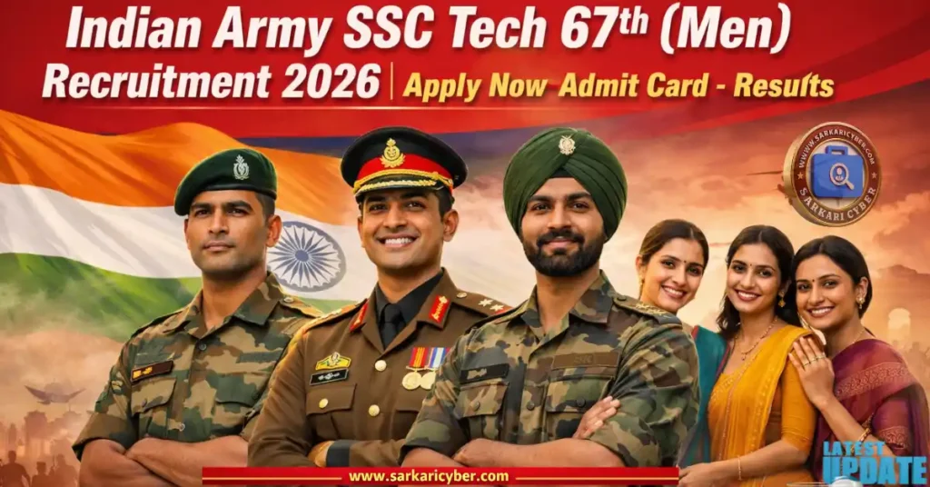 Indian Army SSC Tech 67th (Men) 2026