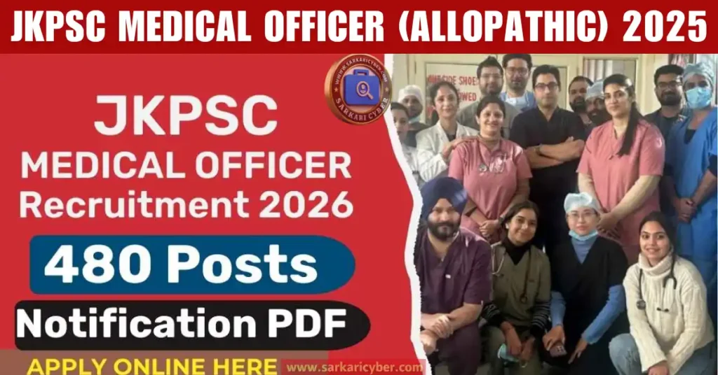 JKPSC Medical Officer (Allopathic) 2025
