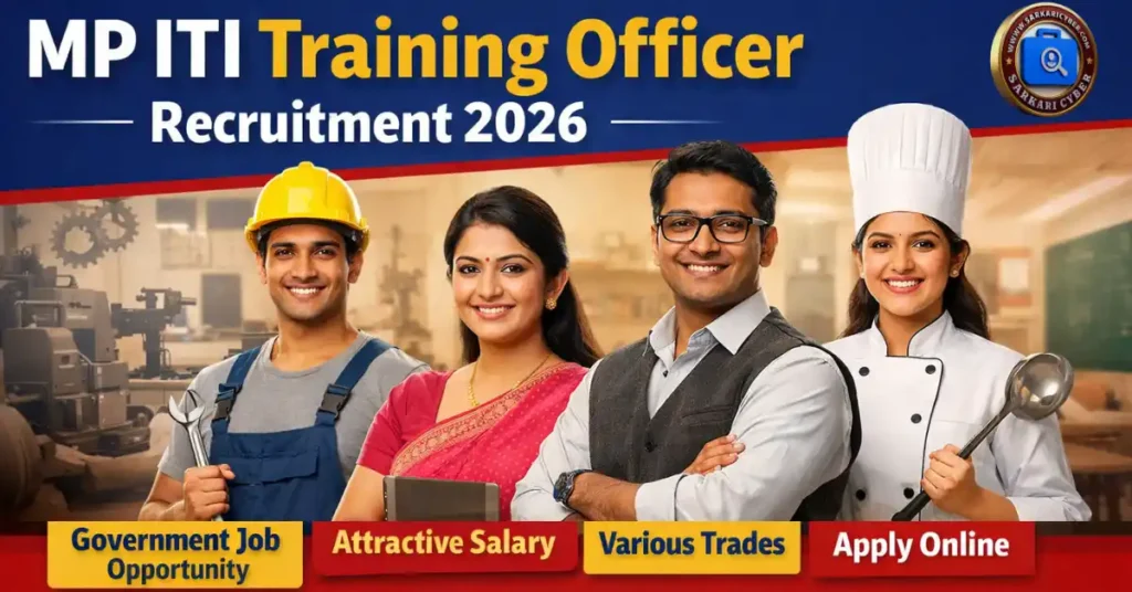MP ITI Training Officer 2026