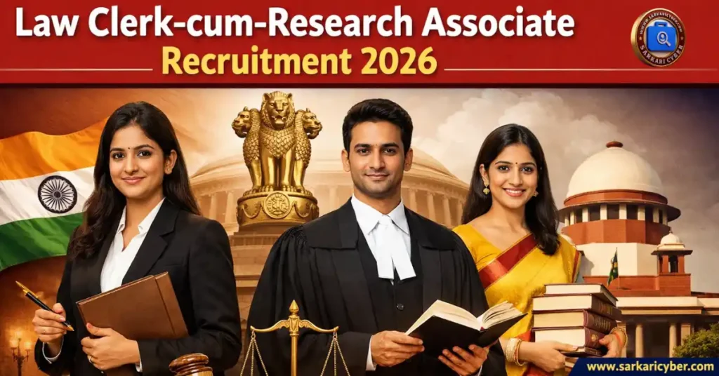 SCI Law Clerk-cum-Research Associate 2026
