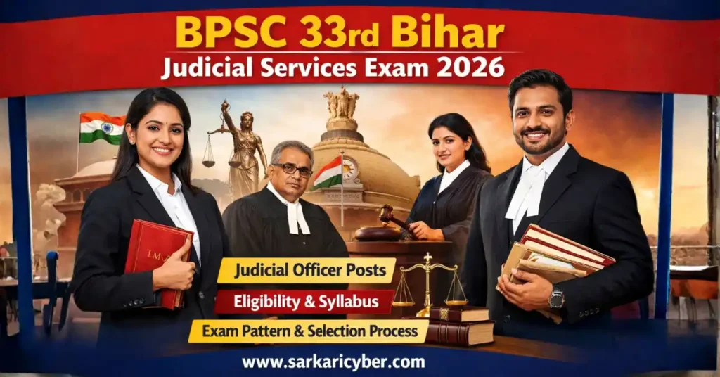 BPSC 33rd Bihar Judicial Services 2026