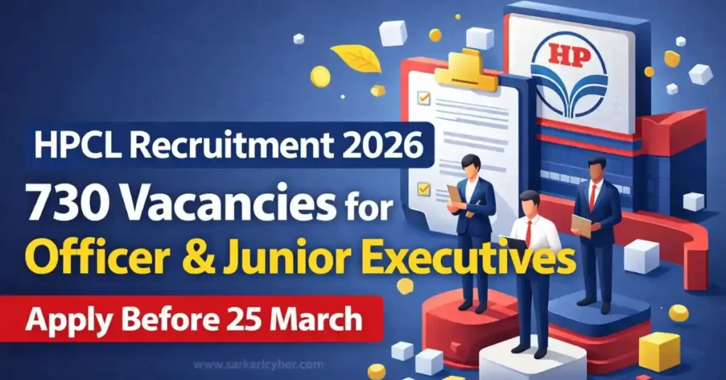 HPCL Jr Executive, Officers 2026