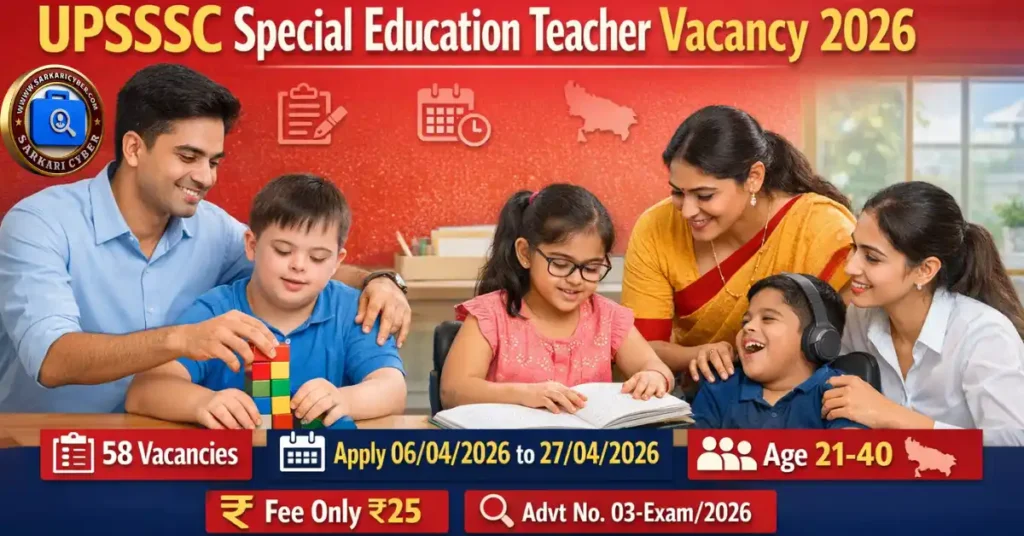 UPSSSC Special Education Teacher 2026