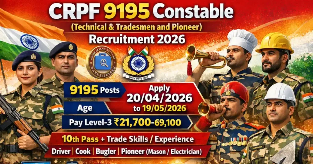 CRPF Constable 2026