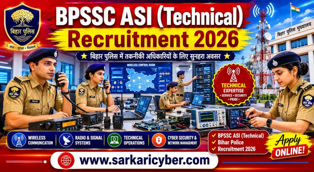 BPSSC ASI Technical Online Form 2026