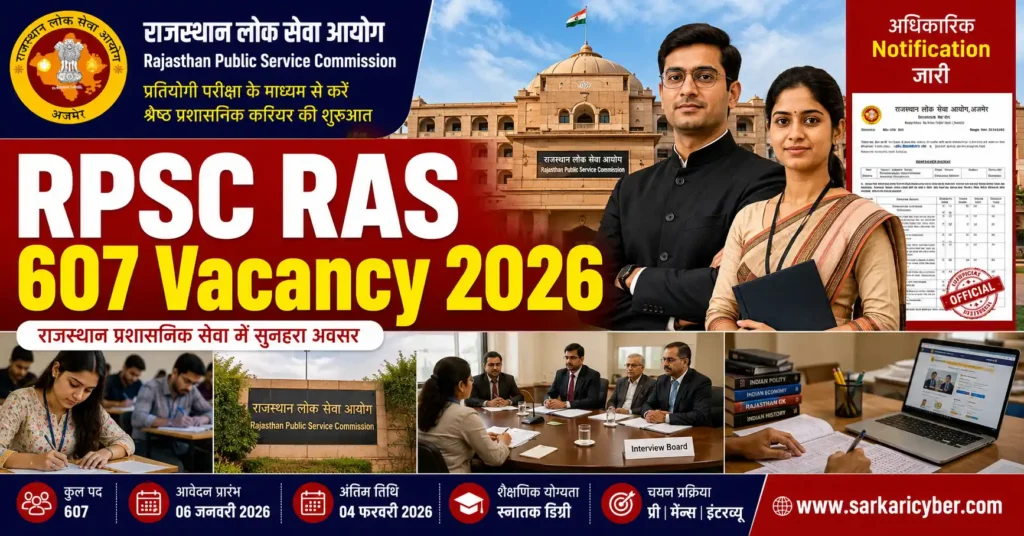 RPSC Rajasthan State & Subordinate Service Exam 2026