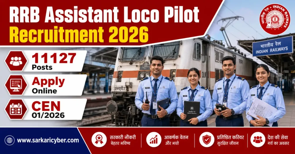 RRB Assistant Loco Pilot ALP Recruitment 2026