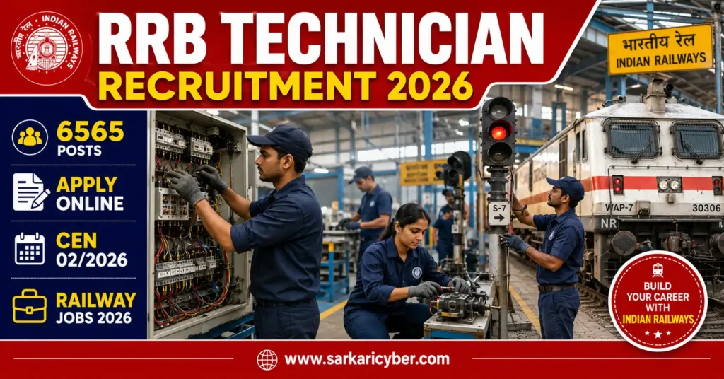 RRB Technician Recruitment 2026