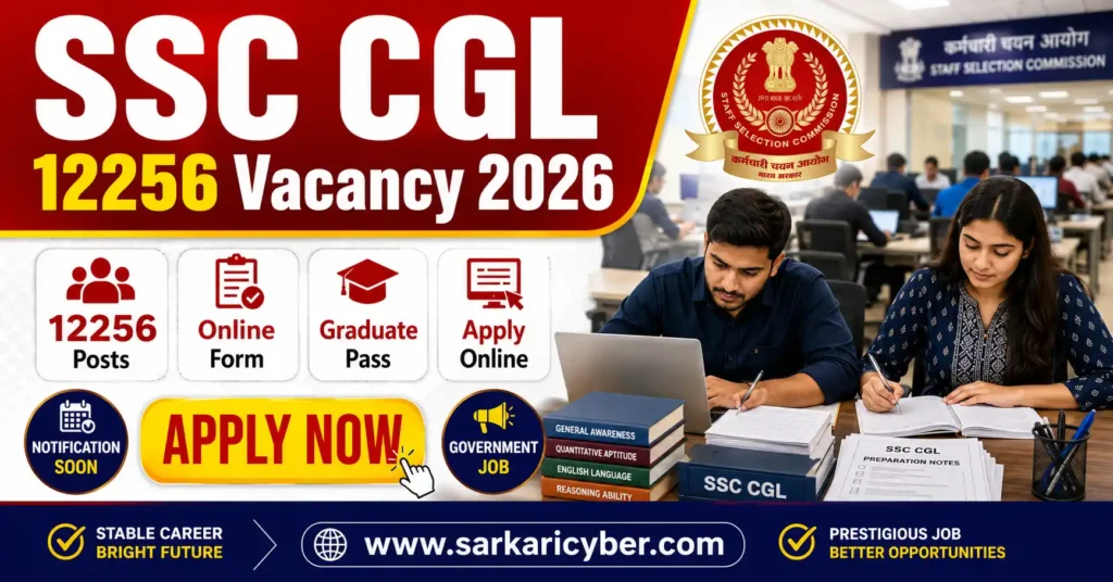 SSC Combined Graduate Level CGL Examination Online Form 2026