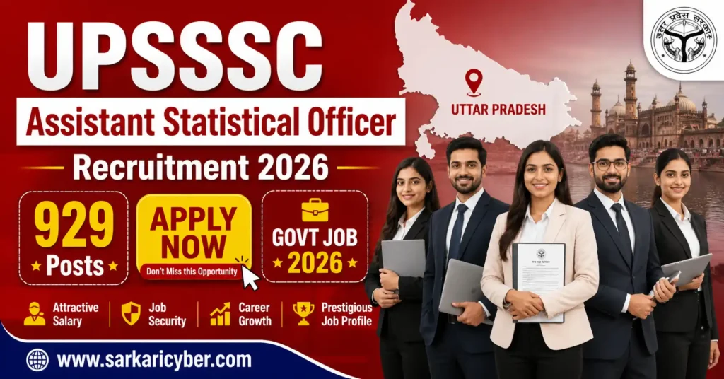 UPSSSC Assistant Statistical Officer 2026