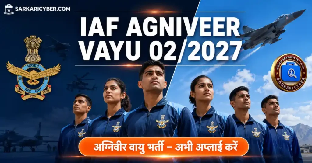IAF Agniveer Vayu Intake 02/2027 Online Form 2026