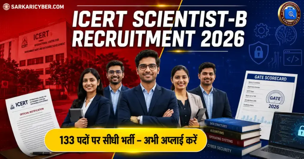 ICERT Scientist-B Recruitment 2026