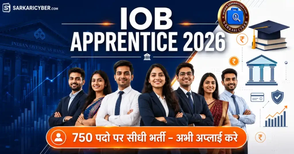 IOB Apprentice Recruitment 2026