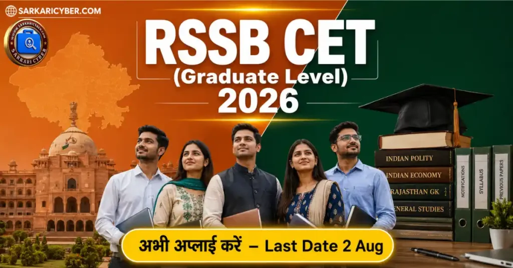 RSSB CET Graduate Level Recruitment 2026